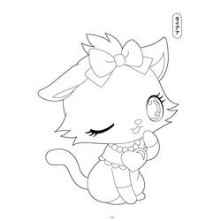 Coloring page: Jewelpet (Cartoons) #37653 - Free Printable Coloring Pages