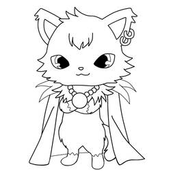 Coloring page: Jewelpet (Cartoons) #37656 - Free Printable Coloring Pages