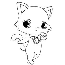 Coloring page: Jewelpet (Cartoons) #37658 - Free Printable Coloring Pages