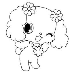 Coloring page: Jewelpet (Cartoons) #37673 - Free Printable Coloring Pages