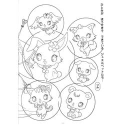 Coloring page: Jewelpet (Cartoons) #37689 - Free Printable Coloring Pages