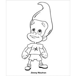 Coloring page: Jimmy Neutron (Cartoons) #48888 - Free Printable Coloring Pages