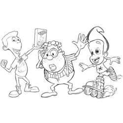 Coloring page: Jimmy Neutron (Cartoons) #48908 - Free Printable Coloring Pages