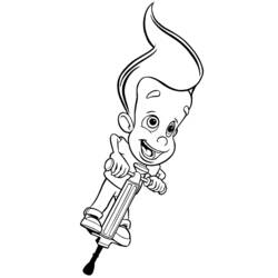 Coloring page: Jimmy Neutron (Cartoons) #48923 - Free Printable Coloring Pages