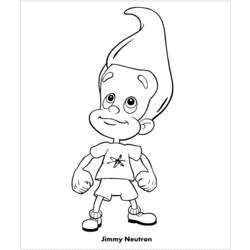 Coloring page: Jimmy Neutron (Cartoons) #49016 - Free Printable Coloring Pages