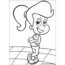 Coloring page: Jimmy Neutron (Cartoons) #49053 - Free Printable Coloring Pages