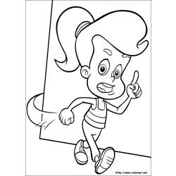 Coloring page: Jimmy Neutron (Cartoons) #49058 - Free Printable Coloring Pages