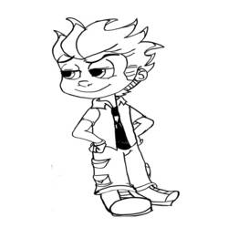 Coloring page: Johnny Test (Cartoons) #35001 - Free Printable Coloring Pages