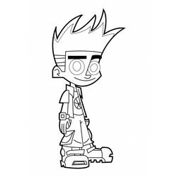 Coloring page: Johnny Test (Cartoons) #35174 - Free Printable Coloring Pages