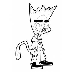 Coloring page: Johnny Test (Cartoons) #35177 - Free Printable Coloring Pages