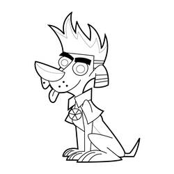Coloring page: Johnny Test (Cartoons) #35178 - Free Printable Coloring Pages