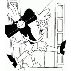 Coloring page: Johny Bravo (Cartoons) #35357 - Free Printable Coloring Pages