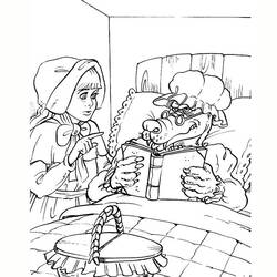 Coloring page: Little Red Riding Hood (Cartoons) #49181 - Free Printable Coloring Pages