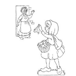 Coloring page: Little Red Riding Hood (Cartoons) #49201 - Free Printable Coloring Pages