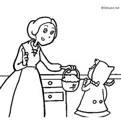 Coloring page: Little Red Riding Hood (Cartoons) #49205 - Free Printable Coloring Pages
