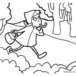 Coloring page: Little Red Riding Hood (Cartoons) #49234 - Free Printable Coloring Pages