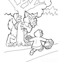 Coloring page: Little Red Riding Hood (Cartoons) #49352 - Free Printable Coloring Pages