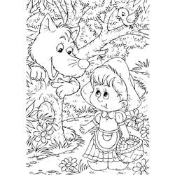 Coloring page: Little Red Riding Hood (Cartoons) #49369 - Free Printable Coloring Pages
