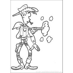 Coloring page: Lucky Luke (Cartoons) #25510 - Free Printable Coloring Pages