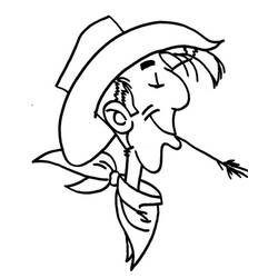 Coloring page: Lucky Luke (Cartoons) #25519 - Free Printable Coloring Pages