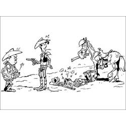 Coloring page: Lucky Luke (Cartoons) #25542 - Free Printable Coloring Pages