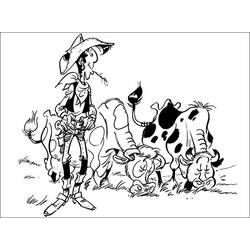 Coloring page: Lucky Luke (Cartoons) #25563 - Free Printable Coloring Pages
