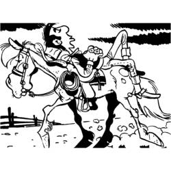 Coloring pages: Lucky Luke - Free Printable Coloring Pages