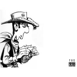 Coloring page: Lucky Luke (Cartoons) #25672 - Free Printable Coloring Pages