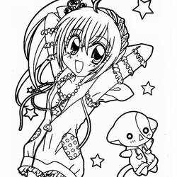 Coloring page: Mangas (Cartoons) #42580 - Free Printable Coloring Pages