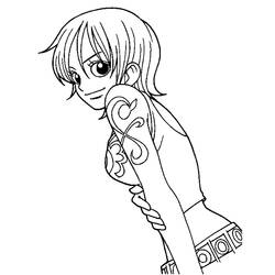 Coloring page: Mangas (Cartoons) #42707 - Free Printable Coloring Pages
