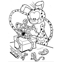 Coloring page: Marsupilami (Cartoons) #50090 - Free Printable Coloring Pages