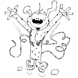 Coloring page: Marsupilami (Cartoons) #50095 - Free Printable Coloring Pages