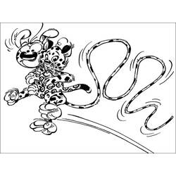 Coloring page: Marsupilami (Cartoons) #50099 - Free Printable Coloring Pages