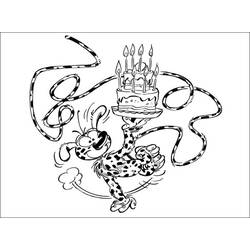 Coloring page: Marsupilami (Cartoons) #50106 - Free Printable Coloring Pages