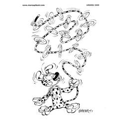 Coloring page: Marsupilami (Cartoons) #50116 - Free Printable Coloring Pages