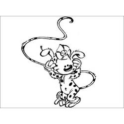 Coloring page: Marsupilami (Cartoons) #50125 - Free Printable Coloring Pages