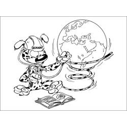 Coloring page: Marsupilami (Cartoons) #50129 - Free Printable Coloring Pages