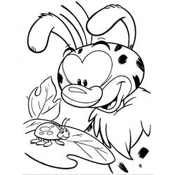 Coloring page: Marsupilami (Cartoons) #50134 - Free Printable Coloring Pages