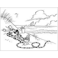 Coloring page: Marsupilami (Cartoons) #50143 - Free Printable Coloring Pages