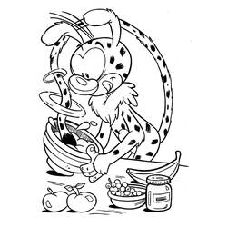 Coloring page: Marsupilami (Cartoons) #50161 - Free Printable Coloring Pages