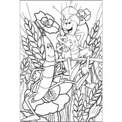 Coloring page: Maya the bee (Cartoons) #28278 - Free Printable Coloring Pages