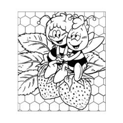 Coloring page: Maya the bee (Cartoons) #28346 - Free Printable Coloring Pages