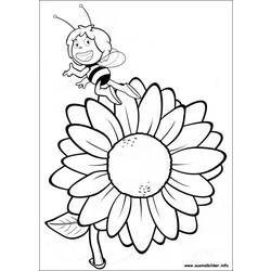Coloring page: Maya the bee (Cartoons) #28390 - Free Printable Coloring Pages