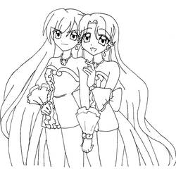 Coloring page: Mermaid Melody: Pichi Pichi Pitch (Cartoons) #53683 - Free Printable Coloring Pages