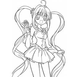Coloring page: Mermaid Melody: Pichi Pichi Pitch (Cartoons) #53742 - Free Printable Coloring Pages