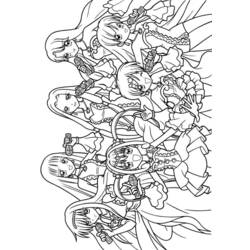 Coloring page: Mermaid Melody: Pichi Pichi Pitch (Cartoons) #53763 - Free Printable Coloring Pages