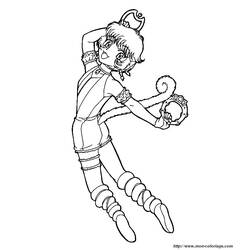 Coloring page: Mew Mew Power (Cartoons) #46272 - Free Printable Coloring Pages