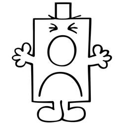 Coloring page: Mr. Men Show (Cartoons) #45544 - Free Printable Coloring Pages