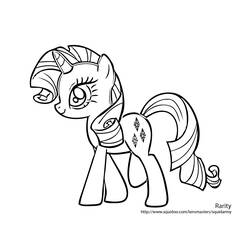 Coloring page: My Little Pony (Cartoons) #41859 - Free Printable Coloring Pages