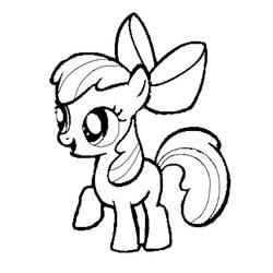 Coloring page: My Little Pony (Cartoons) #41867 - Free Printable Coloring Pages